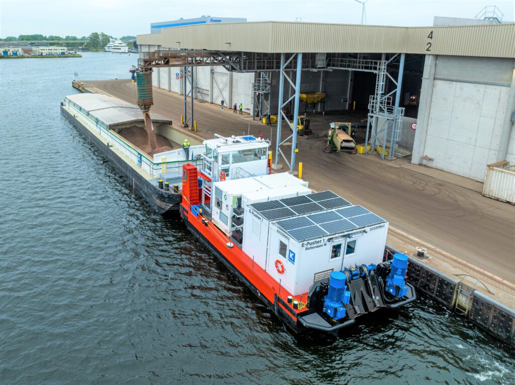 KOTUG awarded contract by ROS for delivery of E-Pusher to power emission free sand transport